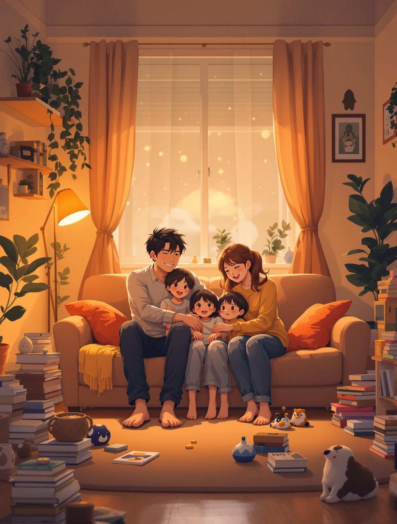 百合ai短剧 - 小小屋檐下 百合ai短剧作品 - 小小屋檐下,温情家庭题材动漫短剧